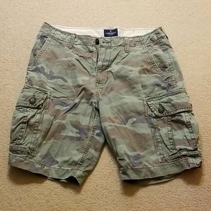 American Eagle Camo Cargo Shorts